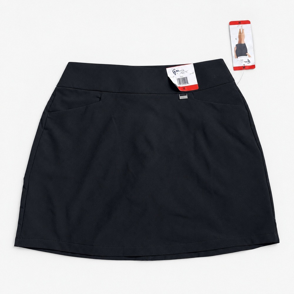 Greg Norman 32 Degrees Cool Womens Skort Lot 2 Black Performance Golf Tennis M